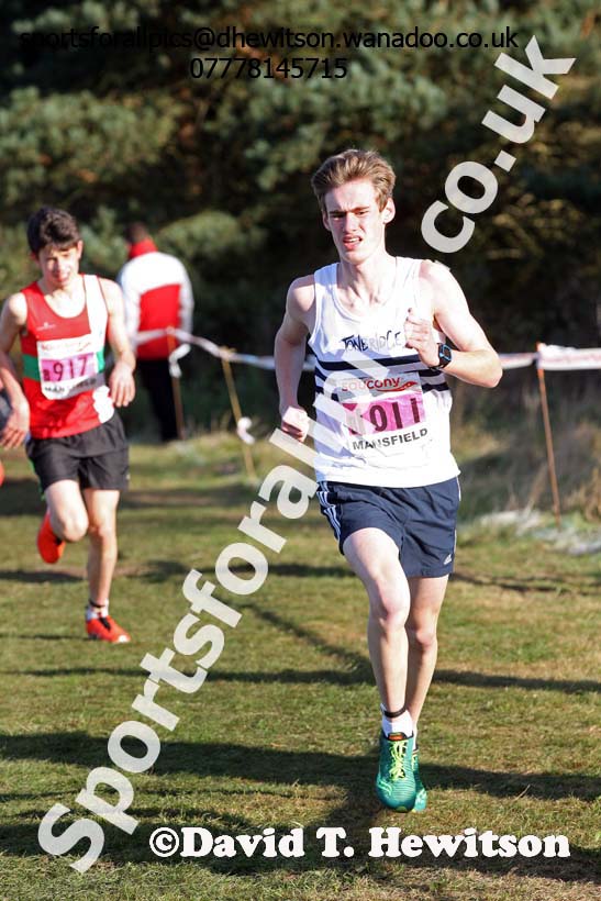 Boys under-15s, 2016 National Cross Country Relays, Berry Hill Park, Mansfield. Photo: David T. Hewitson/Sports for All Pics